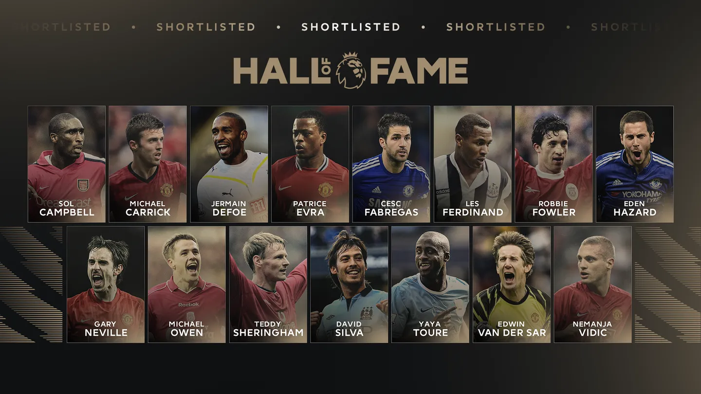 Nominasi Hall of Fame Premier League 2025 Hadirkan 15 Legenda