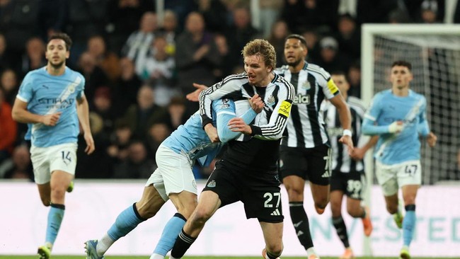 Newcastle vs Man City Berakhir 2-1 di St. James’ Park